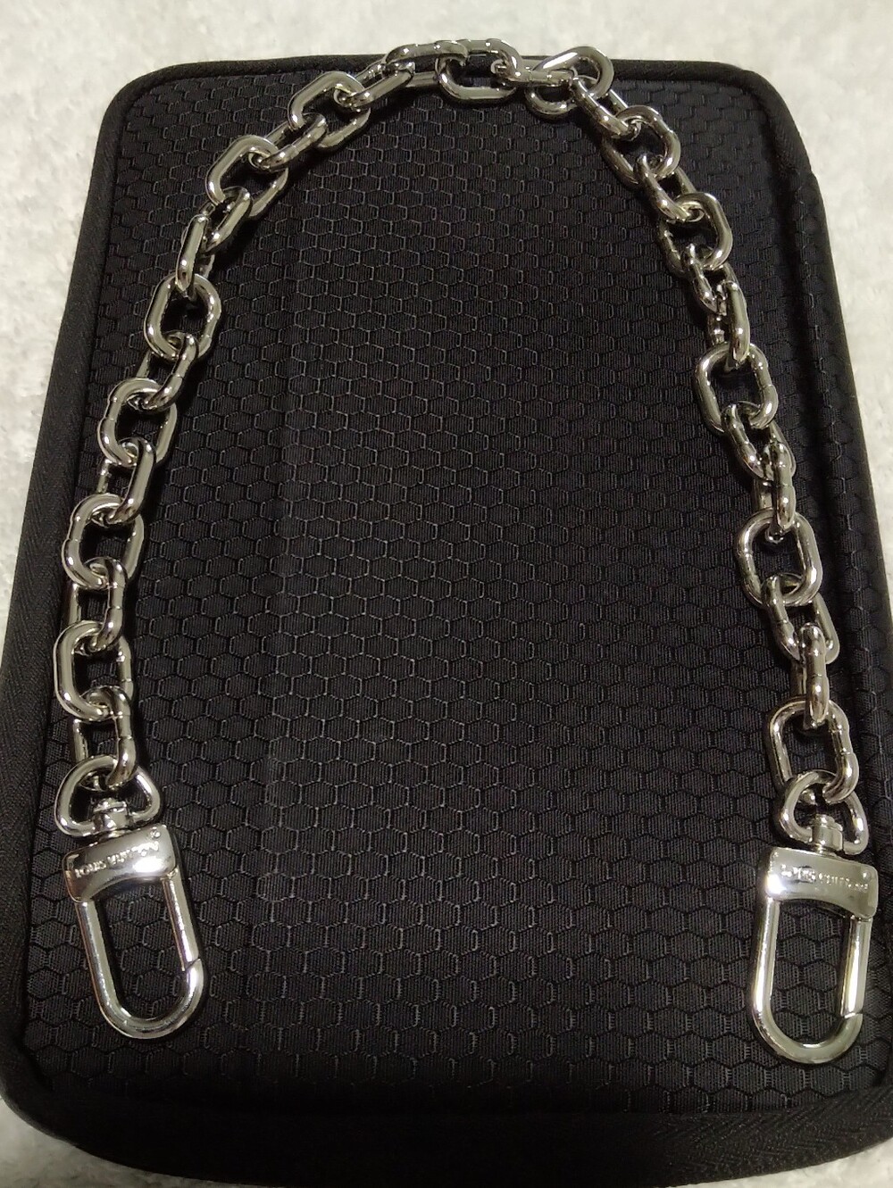 Authentic Louis Vuitton Silver-Tone Bag Chain Strap